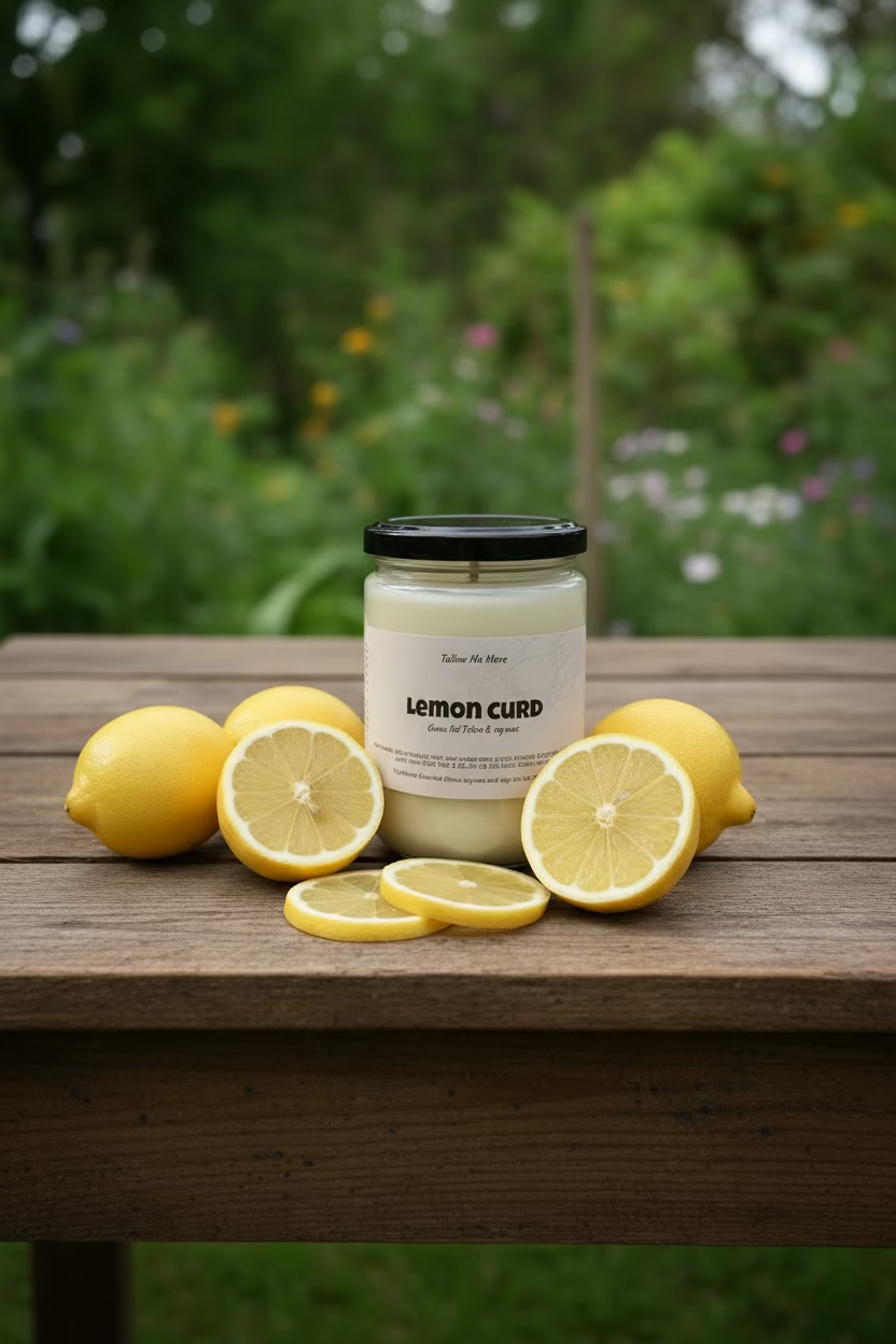 Lemon Curd Candle
