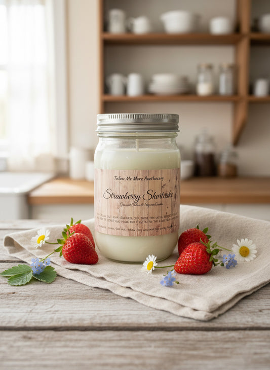 Strawberry Shortcake Candle
