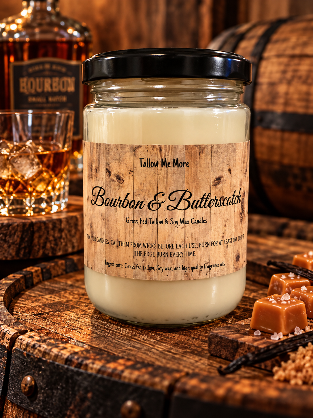 Bourbon & Butterscotch Candle
